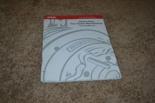 Horton Heavy Duty Fan Clutch Maintenance Training Manual 1996