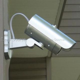   FAKE DUMMY SECURITY CAMERAS EASY TO INSTALL w MOTION SENSOR CCTV LED