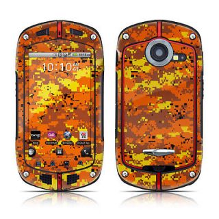 Casio GzOne Commando C771 DecalGirl GLOSS Skin ~ Digital Orange Camo