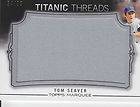 2011 Topps Marquee Titanic Threads TOM SEAVER 78/99 Jumbo Jersey Relic 