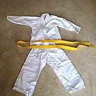   PRO FORCE WHITE KARATE TAE KWON DO OUTFIT UNIFORM 4 GUC MARTIAL ART