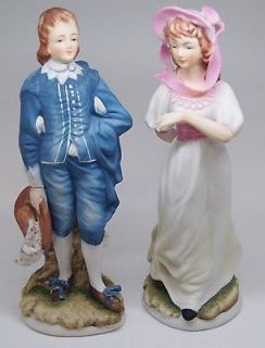   China Pinkie & Blue Boy Porcelain Figurines Limited Edition KW 387