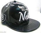   Snapback Patent Leather Brooklyn Nets Strapback Hat Jay Z Snakeskin