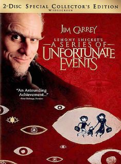 Lemony Snickets A Series of Unfortunate Events DVD, 2005, 2 Disc Set 