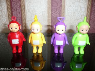 TELETUBBIES FIGURES X 4 FOR HOUSE/HOME**LA​A PO DIPSY+