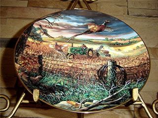   Harvest Life on the Farm JOHN DEERE Charles Freitag Danbury Mint Plate