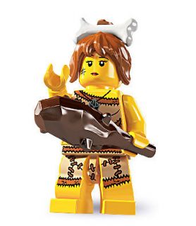 LEGO minifigure Series 5 the CAVE WOMAN #5 8805 SEALED caveman girl 