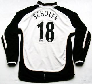 Manchester United 2001 2002 Centenary Reversible Shirt Paul Scholes 