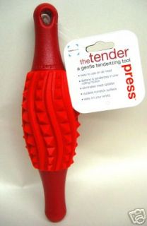 TENDER PRESS   RED   MEAT TENDERIZING MADE EASY  NEW
