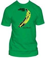 New Authentic Velvet Underground Andy Warhol Banana Green Mens T Shirt