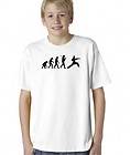   Childrens Evolution of Man Karate Martial Arts Training T Shirt Tee