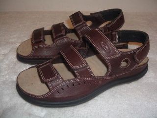 Ecco Oil Tanned Leather Strapy Casual Comfort Sandal Footwear Mens 