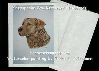 30 Premium CHESAPEAKE BAY RETRIEVER PRINTS NOTE CARDS Xmas Chessie 