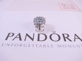 NEW Authentic Pandora 925 S Silver Hedgehog Charm Bead #790333 `