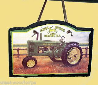   John Deere Tractor Moline Illinois Charles Freitag Hanging Sign 7