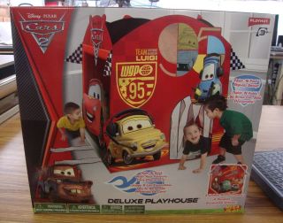 NEW Disney CARS 2 Deluxe Playhouse Tent By Playhut FREE SHIP