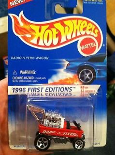 Hot Wheels ★ 1996 First Edition Radio Flyer Wagon # 14914 ★ red