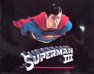 Superman III/Superman Flying/Black Border Gorman Poster