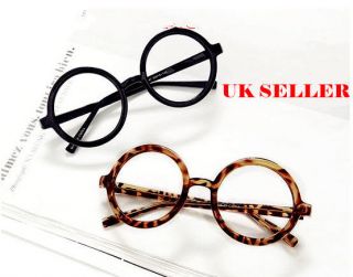   Harry Potter Geek Nerd Style Oversized Round Glasses Frame Clear Lens