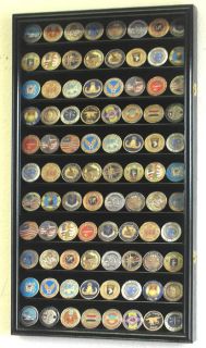 117 Casino Poker Chip Coin Display Case Holder Cabinet