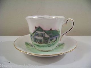 Vintage China Cup and Saucer THE HOME OF ANNE OF GREEN GABLES 
