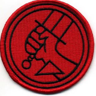 Hellboy Movie Red Logo 3 Embroidered Patch (HBPA 001)