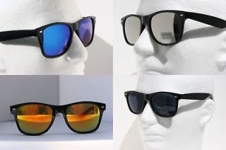   Ultra Cool Black Wayfarer sunglasses mirror 80s retro vintage madmen
