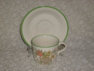 ARKLOW SPRING BOUQUET CHINA, #8136, (1) CUP & SAUCER