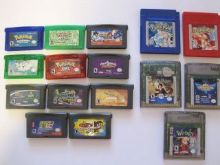 Pokemon Leafgreen, Saphire, Emerald, Ruby, Sonic, GameBoy Advance SP 