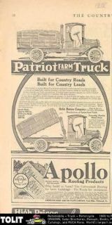 1918 Patriot Truck Ad Heider Tractor