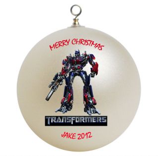 Personalized Transformers Christmas Ornament Add Name