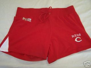 CINCINNATI REDS Ladies Athletic Shorts sz XL