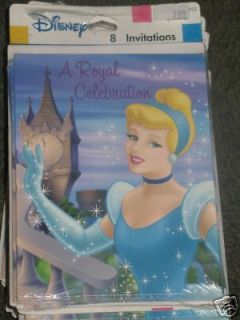 Disney Cinderella Princess Birthday Party Invitation