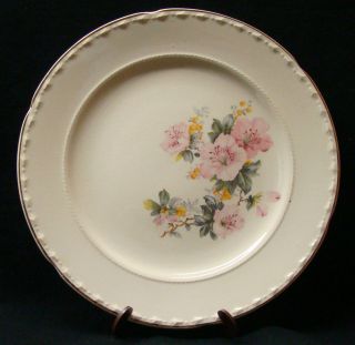 Vintage Crooksville China Co. Dinner Plate 1045 Made in USA