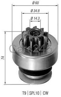 Starter Drive CLAYSON 1520 1530 1540 LINDE H12 H15 D