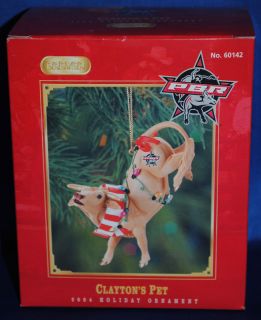 Breyer~2004~PB​R Bull~Christmas Claytons Pet Ornament