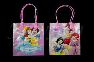   12 pcs Disney Princess Favor Loot Goodie Gift Kids Party Bags Plastic