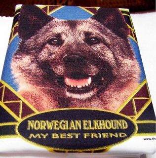 NORWEGIAN ELKHOUND BLACK MASTIFF CHOW DOG FABRIC ALBUM