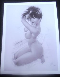 Jon Hul Claire Sinclair A Claire View Signed Paper Giclee 18x24 2/95