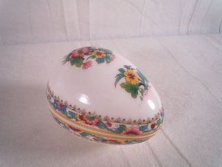 Coalport Ming Rose Small Egg Box with Lid 3