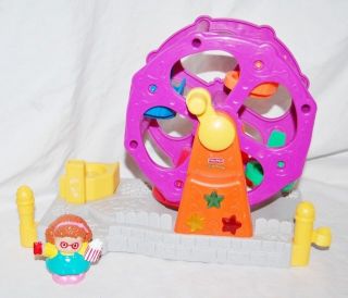 Fisher Price Little People Amusement Park Musical Ferris Wheel Toy w 