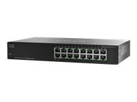 Cisco Small Business 100 Series Unmanaged SR2016T NA 16 Ports Rack 
