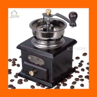   style Hand operated Blackish Brown Coffee Grinder Mill Display KT023