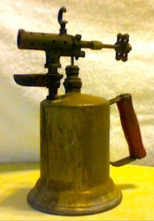   Brass Blowtorch/Soldering Tool by Clayton Lambert ~ Made in USA c.1921