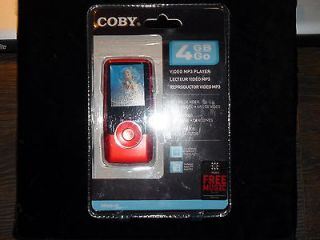 NEW COBY MP620 4G RED Portable VIDEO  Player with FM Radio 1.8 LCD 