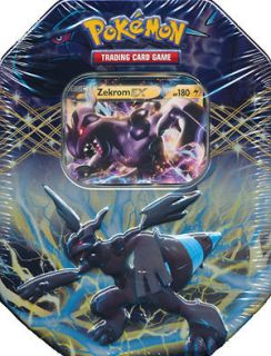   2012 Pokemon ZEKROM EX COLLECTORS TIN BRAND NEW SEALED & IN HAND