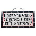 American Made Hand Painted Funny Wine Themed Wooden Plaque Signs