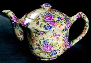 James Kent CHINTZ Ruth Kent Rose Yellow Teapot 2497017