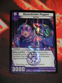 Razorkinder Puppet 85/165 3RIS Kaijudo Rise of the Duel Masters Base 