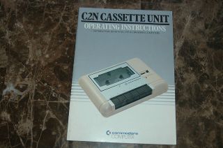 COMMODORE C2N Cassette GUIDE VIC 20 64 PET datasette tape Model C2N